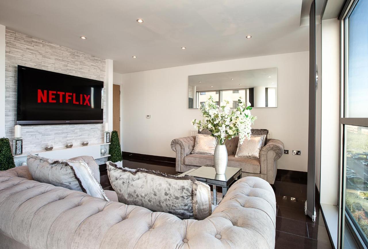2 Bedroom 2 Bathroom Apartment In Central Milton Keynes With Free Parking And Smart Tv - Contractors, Relocation, Business Travellers Exterior foto
