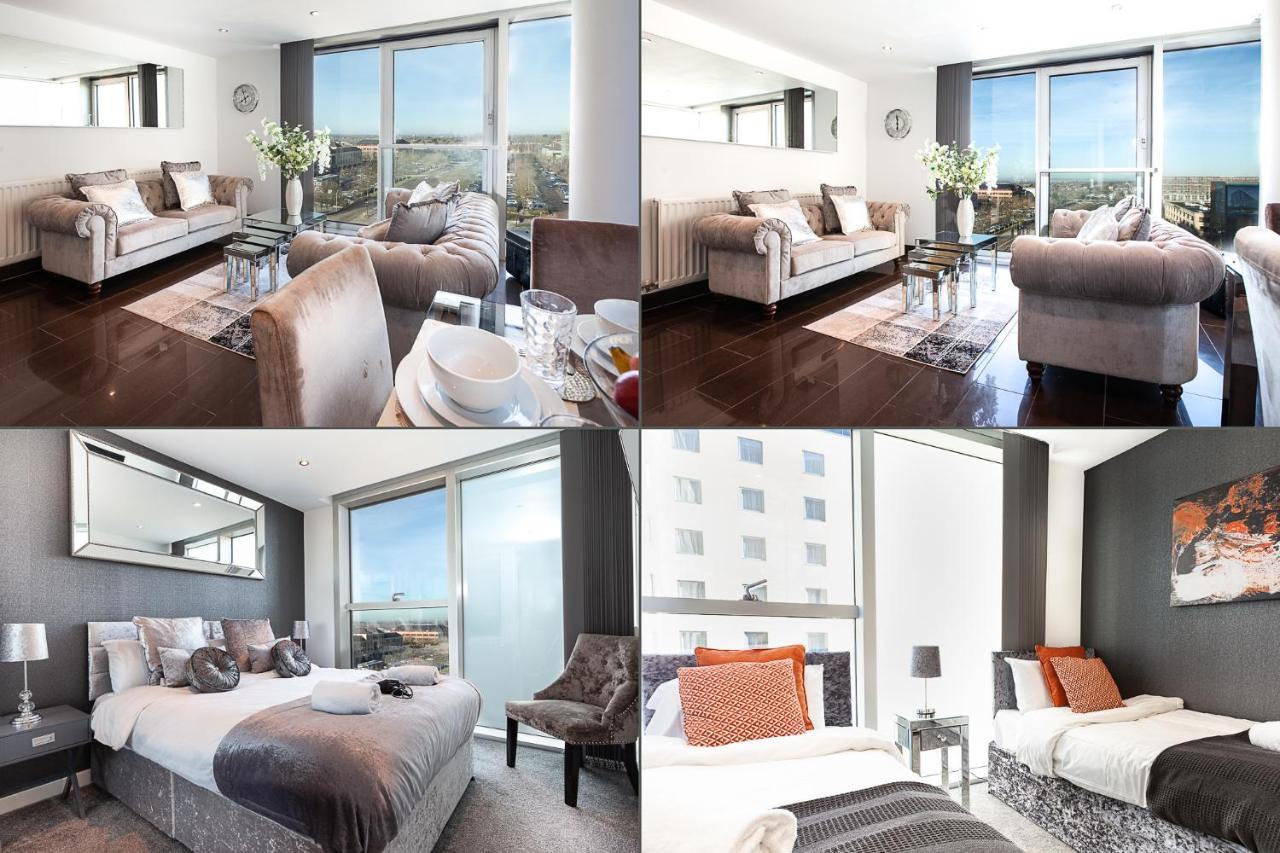 2 Bedroom 2 Bathroom Apartment In Central Milton Keynes With Free Parking And Smart Tv - Contractors, Relocation, Business Travellers Exterior foto